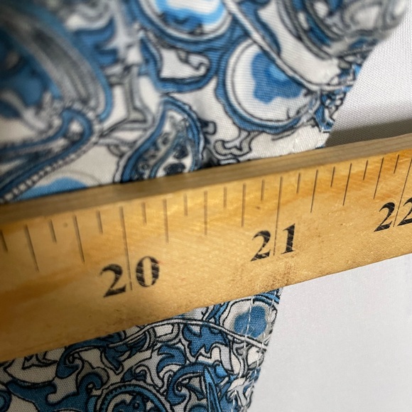 Drysdales Women’s Large Western Style Button Down Pearl Snap Buttons Blue 3331 - Picture 9 of 11